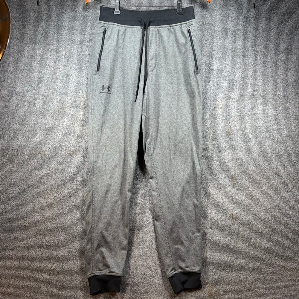 Under Armour Loose Jogger Pants Men's Medium Gray Stretch Active/Loungewear